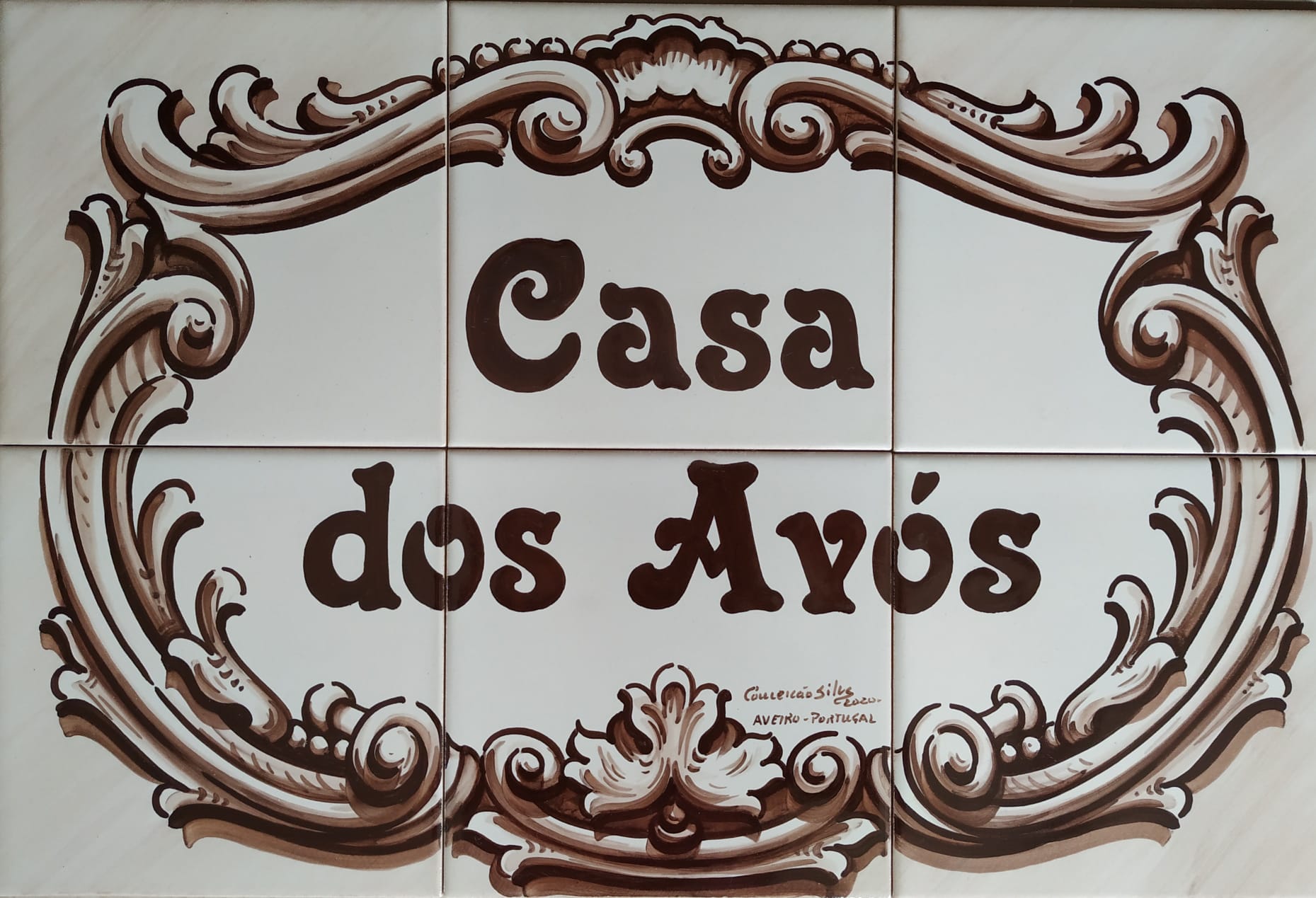 painel de azulejo legenda