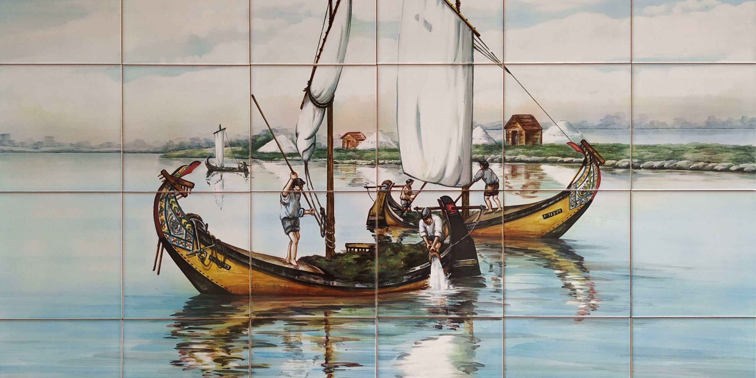 Moliceiro painel de azulejos